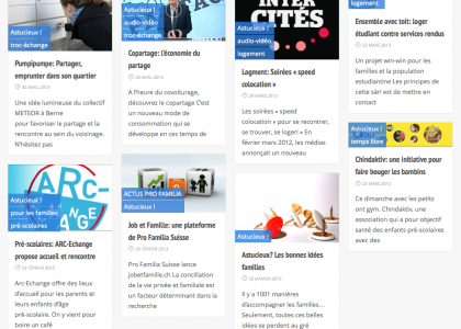 Astucieux? Les bonnes idées familles