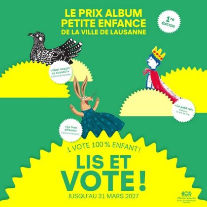 1ère édition du Prix album petite enfance de la Ville de Lausanne